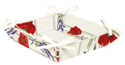 リボントレイ・カルトナージュパニエ（コクリコ＆ラベンダー・オフホワイト）CAR_P76