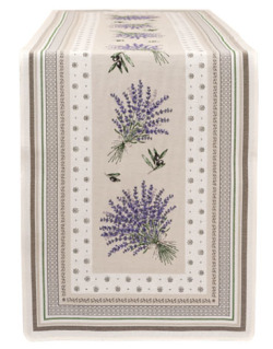 ジャガード織テーブルランナー50×170cmサイズ（ CASTILLON カスティヨン・全２色） CHM_46  【フランス】