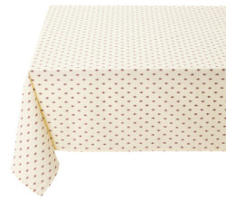 プロヴァンスプリントテーブルクロス撥水加工Marat d'Avignon マラダビニョン（アヴィニョン・オフホワイト） ALL OVER柄 長方形全７サイズ【フランス】NAP_25_270e_AO