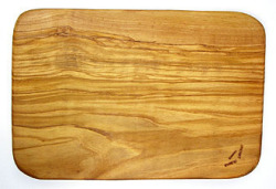 オリーブの木のまな板、オリーブウッドカッティングボード 長方形中サイズ PLC_33
