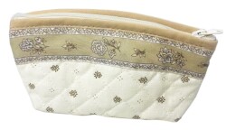 プロヴァンス柄小銭入れ（カリソン・オフホワイト×ベージュ）　PMN_54