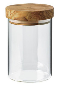 オリーブ木とガラスのキャニスター 600ml PT_OVR_01