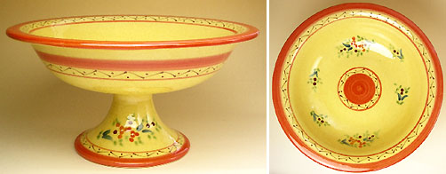 プロヴァンス陶器：☆：フルーツ盛皿、コンポート販売、通販≪フランス