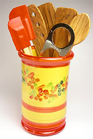 プロヴァンス陶器：☆：キッチンツールスタンド販売、通販≪フランス