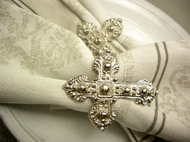 プロヴァンスMARINETTEマリネット：☆：ナプキンリング（シルバー