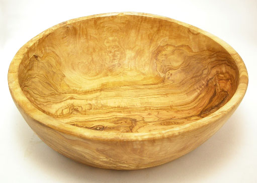 オリーブの木の食器オリーブウッド：サラダボウル34cm販売、通販