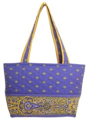 プロヴァンス柄台形トートバッグ Marat d'Avignon（バスティード・ラベンダーブルー）SAC_V22