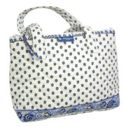 ヴァルドローム VALDROME ハンドバッグ ROMARIN（マナード・ホワイト×ブルー） SAC_VL_RMR_1