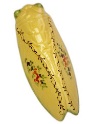 セミ壁掛けフラワーベース型（マノン・グリーン）CGL_VS06