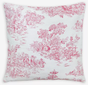 トワルドジュイ Toile de Jouy ジャガード織りマルチカバー