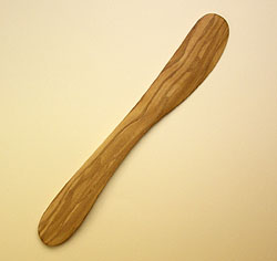 オリーブ木バターナイフ