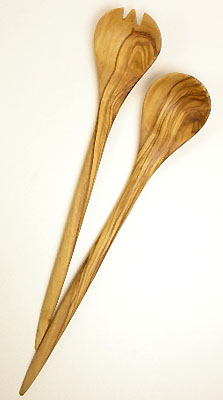 オリーブ木サラダ用サーバー SV_03