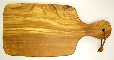 オリーブの木のまな板、オリーブウッドカッティングボード AモデルPLC_A35