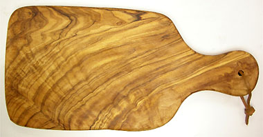 オリーブの木のまな板、オリーブウッドカッティングボード AモデルPLC_A49
