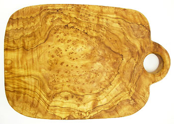 オリーブの木のまな板、オリーブウッドカッティングボード Cモデル PLC_C57