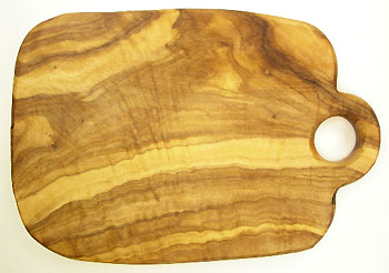 オリーブの木のまな板、オリーブウッドカッティングボードCモデル PLC_C75