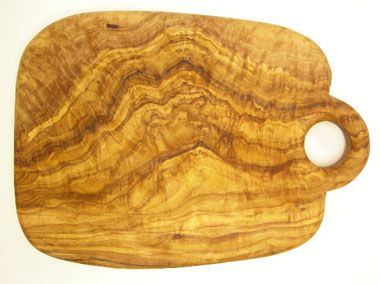 オリーブの木のまな板、オリーブウッドカッティングボードCモデル PLC_C82