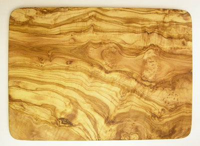 オリーブの木のまな板、オリーブウッドカッティングボード長方形大サイズ PLC_G3_107