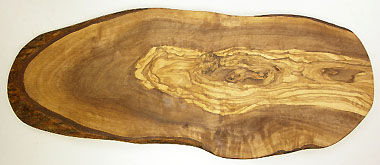 オリーブの木のまな板、オリーブウッドカッティングボード RUSTIQUE変形 PLC_RSTQG13