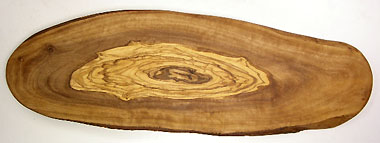 オリーブの木のまな板、オリーブウッドカッティングボード RUSTIQUE変形 PLC_RSTQG16