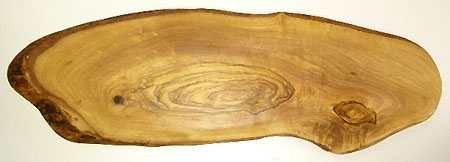 オリーブの木のまな板、オリーブウッドカッティングボード RUSTIQUE変形 PLC_RSTQG20