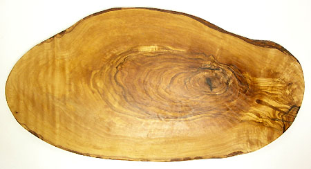 オリーブの木のまな板、オリーブウッドカッティングボード RUSTIQUE変形 PLC_RSTQG21