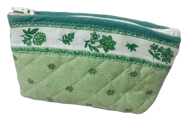 プロヴァンス柄小銭入れ（カリソン・ライトグリーン）　PMN_53