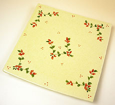 スクエアプレート中（ジャポネーズ・レッド）ASS_JP01_M