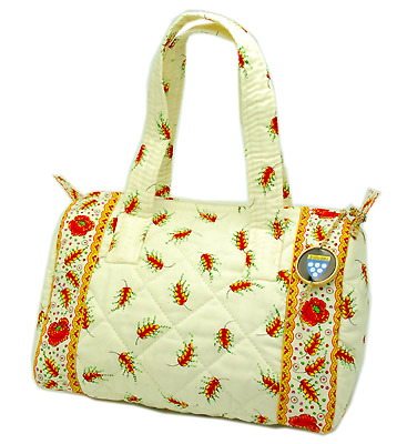 ヴァルドローム VALDROME 筒型ハンドバッグ ポロション（ブレ・ホワイト） SAC_VL25_03