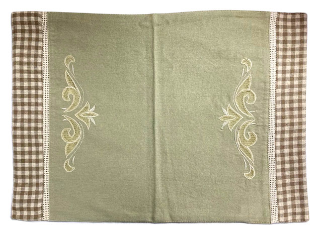 マリネットMARINETTE プレイスマット（CAPUCINE・ナチュラル×アイボリー）SET_LX33