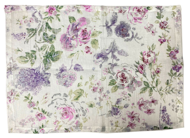 マリネットMARINETTE プレイスマット（ANEMONE・アイボリー×リラアンティーク）SET_LX35