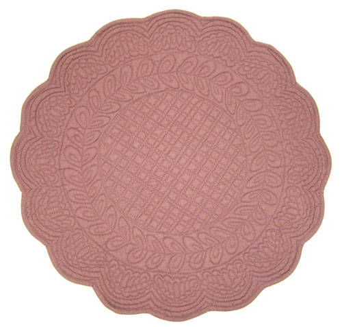 マリネットMARINETTE ブティBOUTIS ラウンドプレイスマット 直径42cm（CESAR・パープル） SET_BT9