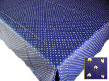 プロヴァンスプリントテーブルクロス撥水加工（カマルグ・ブルー）150×200cmサイズ【フランス】 NAP_20_162e