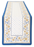 ジャガード織テーブルランナー50×170cmサイズ（MAZAN マザン 全２色） CHM_50  【フランス】