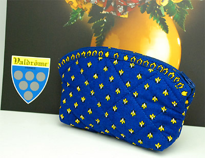 ヴァルドローム VALDROME ポーチCAMELIA（フルールドラヴァンド・ネイビー）VAL_TRSCML_03