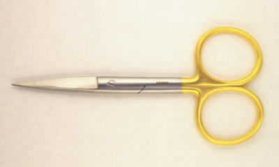 アキスコ　ステンレス・ヘアーシザース・ストレート 5"