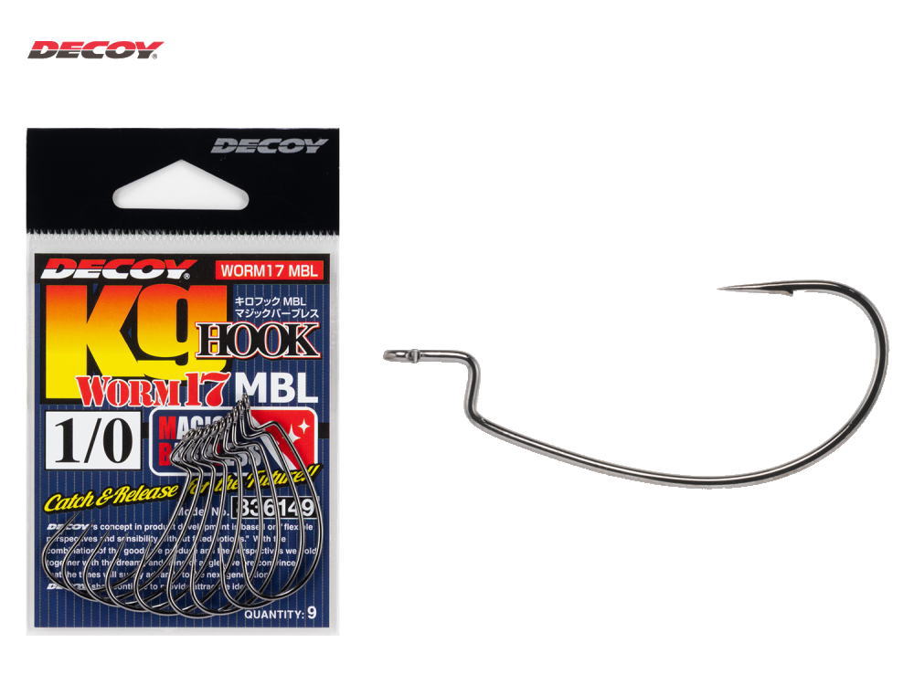 カツイチ/DECOY　キロフックMBL WORM17MBL