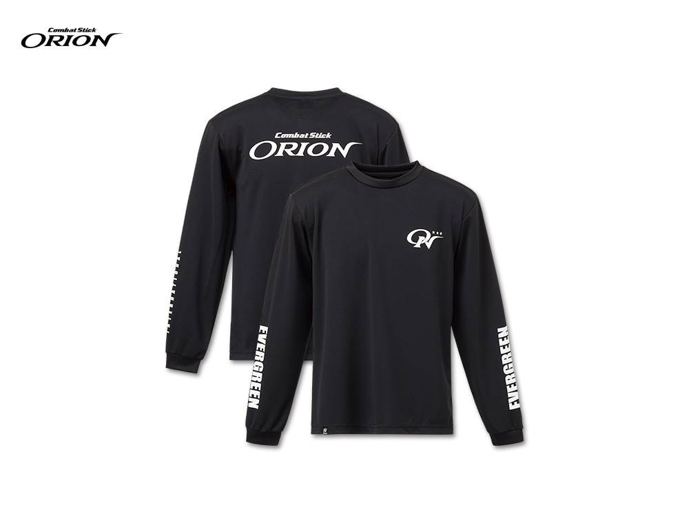 エバーグリーン　オライオン ドライロングTシャツ 【タイプ1】【ブラック】