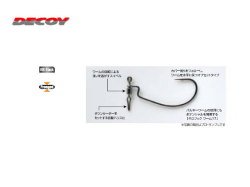 カツイチ/デコイ　ヘビダンフック オフセット ワーム117