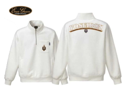 エバーグリーン　ポセイドンプレミアムハーフジップスウェット