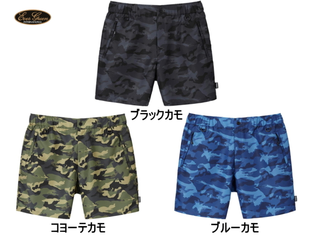 エバーグリーン E.G.カーゴショーツ XL ブラック EverGreen（エバー