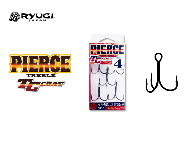 RYUGI/リューギ　ピアストレブル HPT044 【トレブルフック】