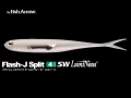 フィッシュアロー　フラッシュJ スプリット 【4インチ】 SW ルミノーバ