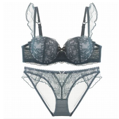 レース　ブラ＆ショーツ　タイプ2　グリーン