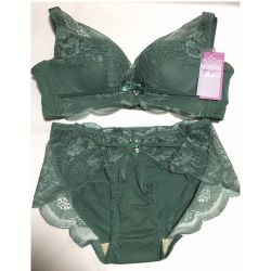 ブラジャー＆ショーツ 上下セット　タイプ11　グリーン