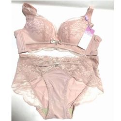 ブラジャー＆ショーツ 上下セット　タイプ11　ピンク