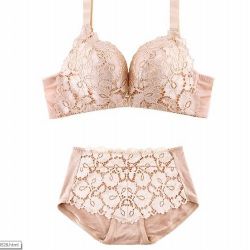 レース　ブラ＆ショーツ　タイプ１　ベージュ