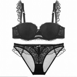 レース　ブラ＆ショーツ　タイプ2　ブラック