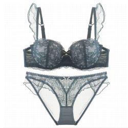 レース　ブラ＆ショーツ　タイプ2　グリーン