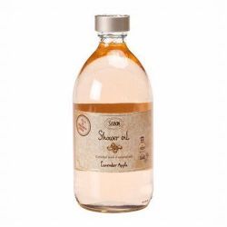 サボン シャワーオイル ラベンダーアップル　500ml　ポンプ付